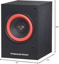 Charger l&#39;image dans la galerie, 2 Cerwin Vega SL-10S 10&quot; Powered Subwoofer 212 Watts