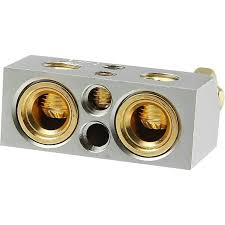 Absolute 2/ 4 / 8 Gauge AWG Car Battery Terminal Chrome Positive & Negative Set