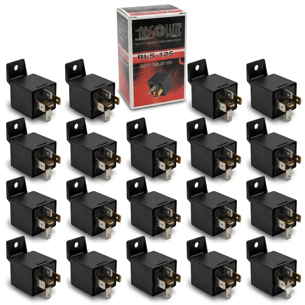 Absolute USA RLS125-20 SPDT 30/40A 12 VCD Automotive Relay - 20 Pack
