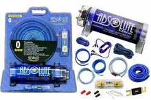 Charger l'image dans la galerie, Absolute KITCAP0GABL 0 Gauge Amplifier Installation Kit &amp; 4 Farad Digital Capacitor Package