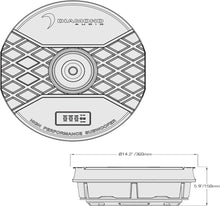 Load image into Gallery viewer, Diamond Audio DPSTX12 DMD Series 11" Shallow Spare Tire Passive Dual Voice Coil Subwoofer (4Ω)
