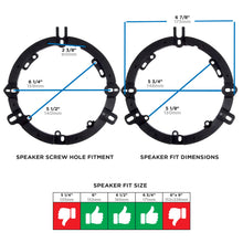 Charger l'image dans la galerie, Metra 82-4203 Universal Speaker Adapters - 6 to 6.75 inch