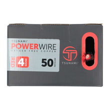Load image into Gallery viewer, Tsunami TSX-PWR4 50Ft Spool Red 4ga w/Acc Kit