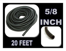 Load image into Gallery viewer, American Terminal  20 FT 58 INCH Split Loom Tubing Wire Conduit Hose Cover Auto Home Marine Black