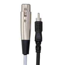 Charger l&#39;image dans la galerie, Hosa XRF-105, XLR3F to RCA Unbalanced Interconnect Cable - 5 Feet