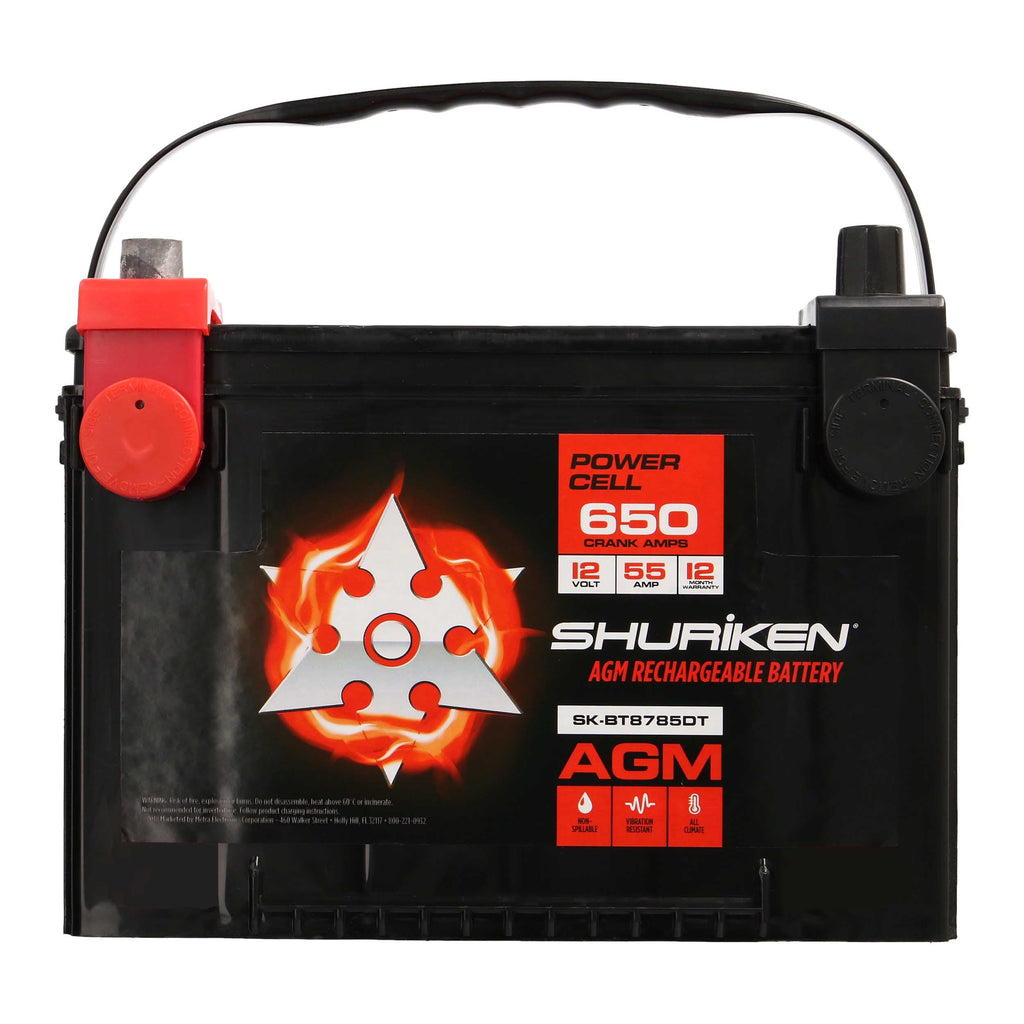 Shuriken SK-BT8785DT 1500W 55Ah AGM High-Performance Battery