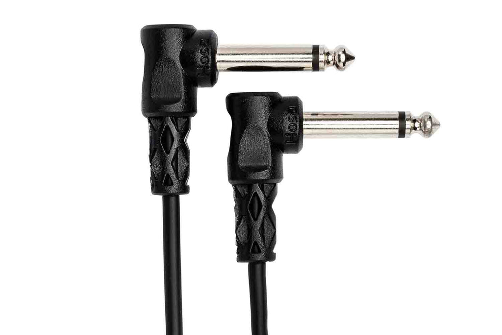 Hosa CFS-106 Molded Right-Angle Guitar Patch Cable - 6 inch