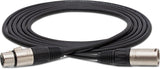 Hosa DMX-505, 5-Pin 2-Conductor XLR5M to XLR5F DMX-512 Cable, 5 Feet