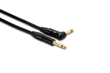 Charger l&#39;image dans la galerie, Hosa CGK-010R, Neutrik Straight to Right-Angle Edge Guitar Cable - 10 feet