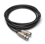 Hosa MSC, 3-Pin XLR Male to 3-Pin XLR Female Balanced Microphone Cable with Switchraft Connectors