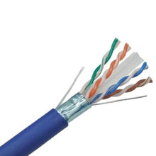 Load image into Gallery viewer, Patron Cat6 Ethernet Cable 23AWG 600Mhz UL Bare Solid Copper Wire UTP 500' Blue