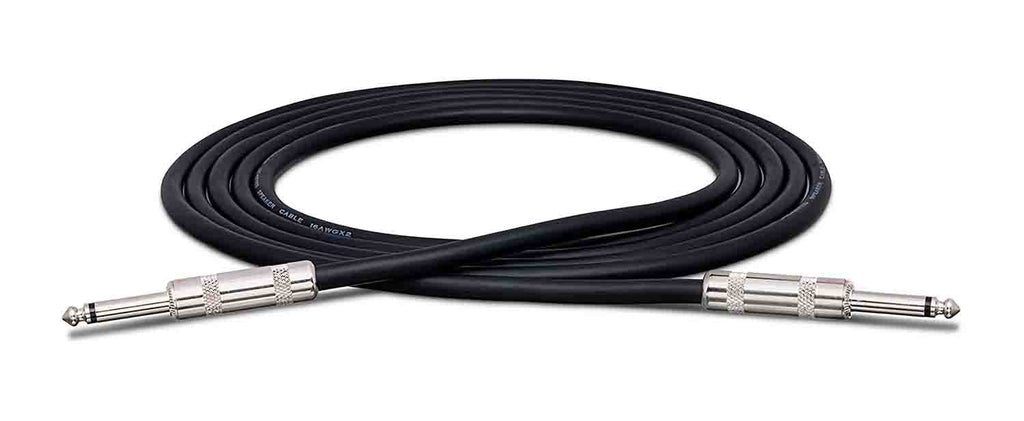 Hosa SKJ-610, AWG 1/4" TS to 1/4" TS Speaker Cable - 10 Feet