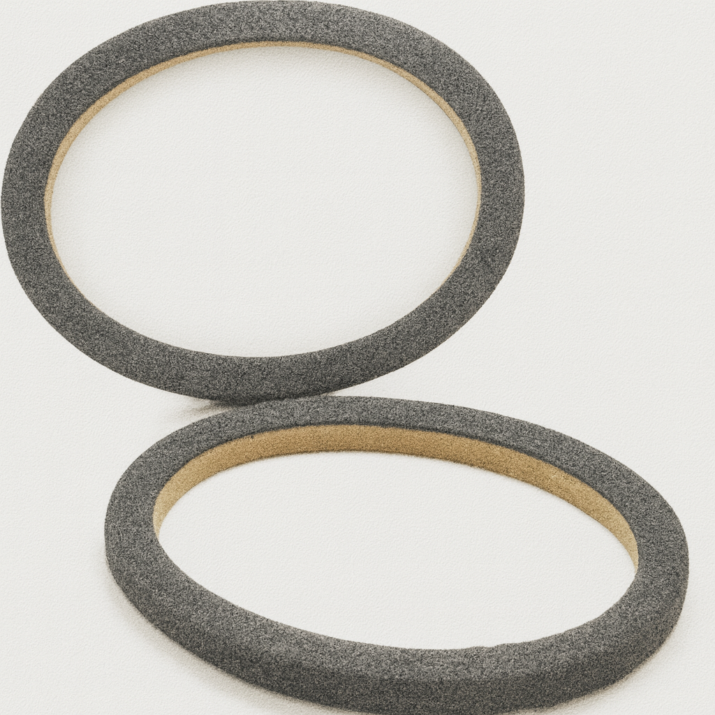 Absolute SP12G-2 12" Universal Subwoofer Ring Spacer Extender 3/4" Gray Carpet