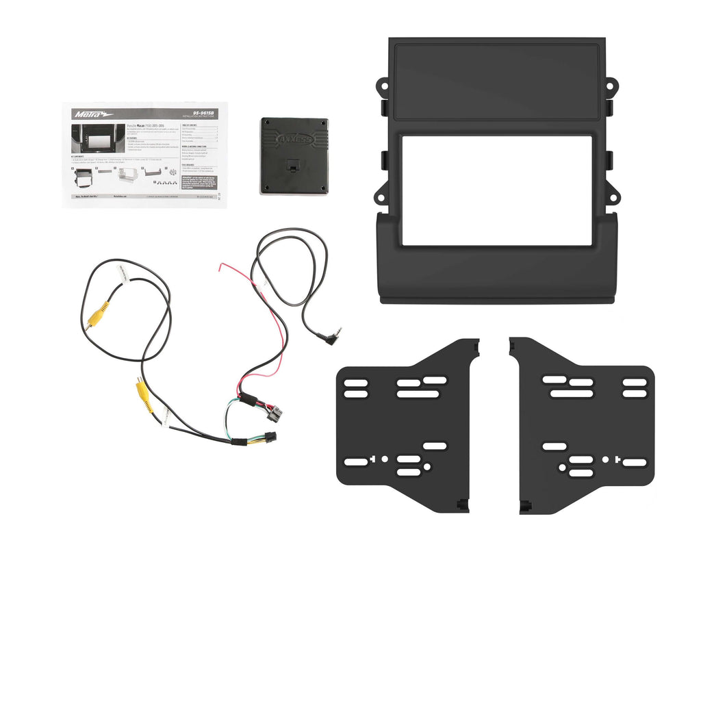 Metra 95-9615B Radio Installation Kits - Compatible Fits for Porsche Macan (95B) 2015-2016 w/o OE AMP, w/Parking Sensors