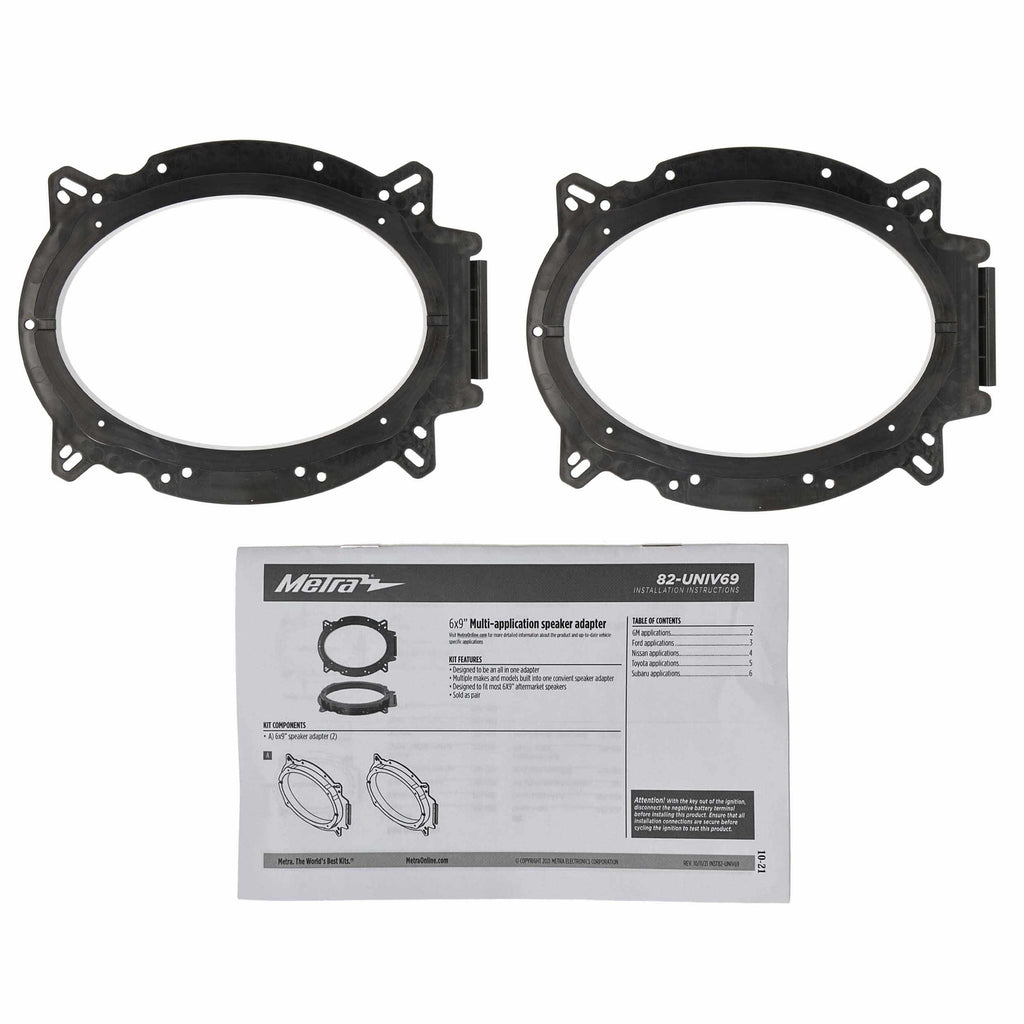Metra 82-UNIV69 Universal 6X9 Inch Speaker Adapter