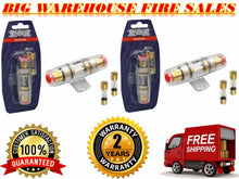 Load image into Gallery viewer, 2 Absolute AGHFU80 80 Amp Inline AGU Fuse Holder Fits 4, 8 &amp; 10 Gauge Wire