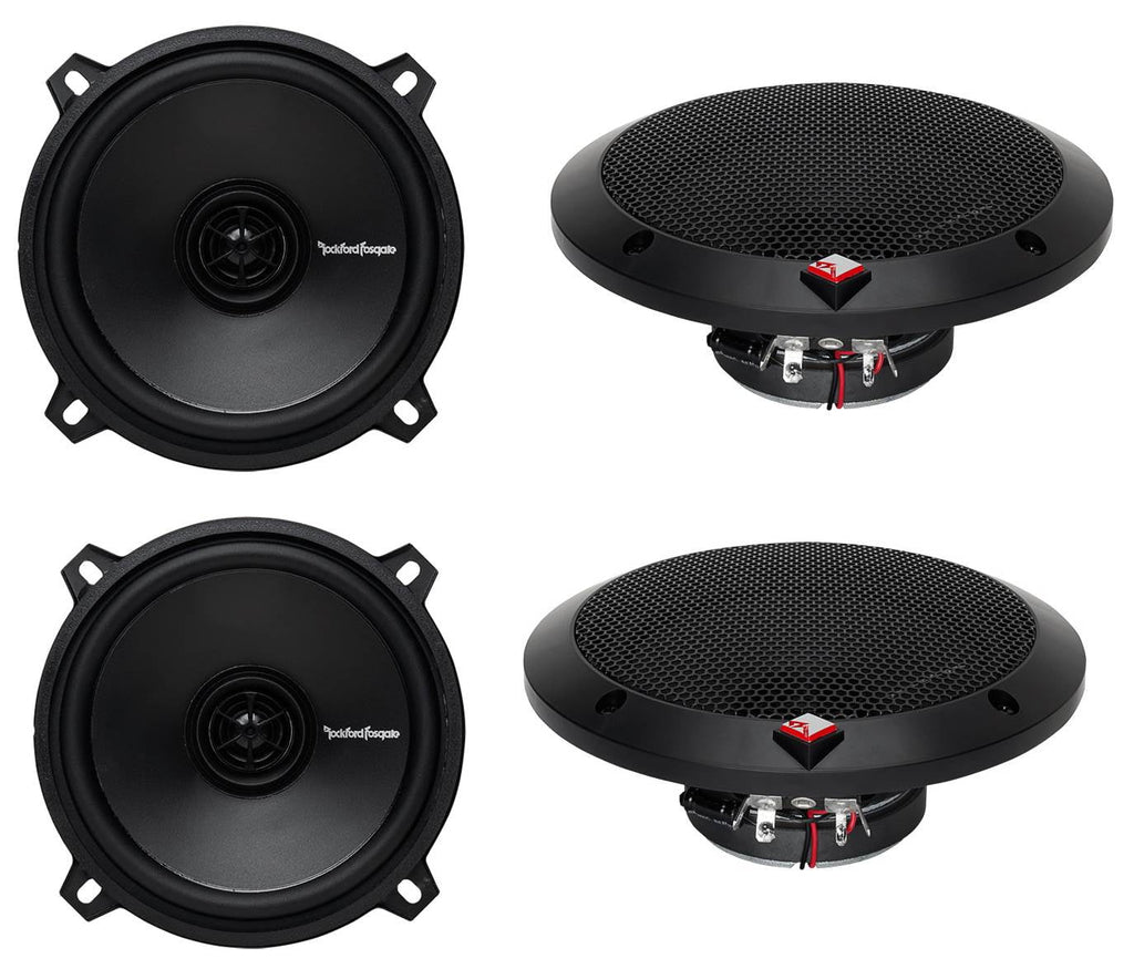 (2) Pairs Rockford Fosgate R1525X2 5.25" 2-Way 320 Watt Total Car Audio Speakers