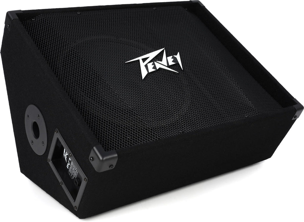 Peavey PV15M 15" 2-way 1000-Watt Peak Floor Monitor Speaker w/ Handle + Stand & Cable