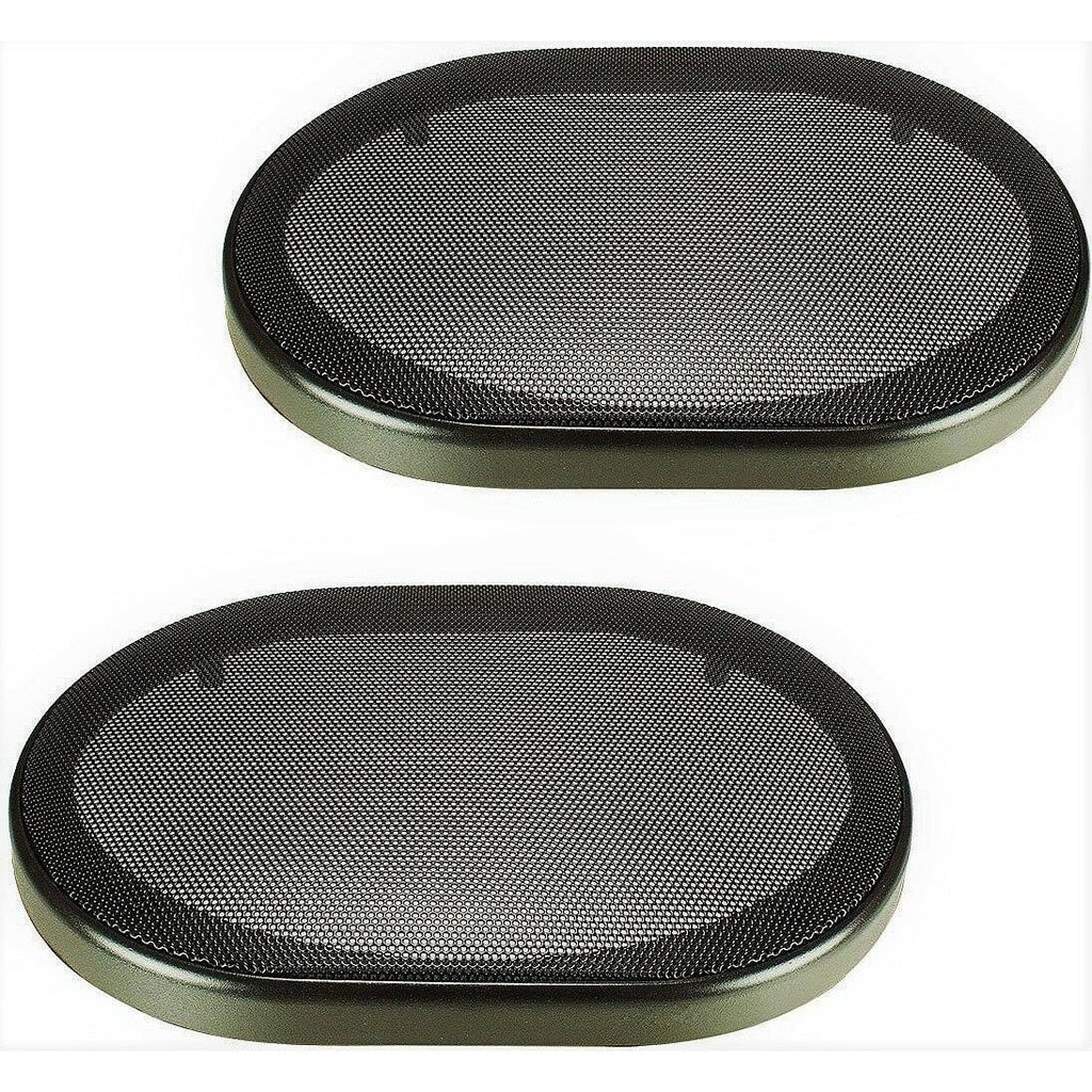 2 AT Universal 6"x9" Speaker Coaxial Component Protective Grills Covers