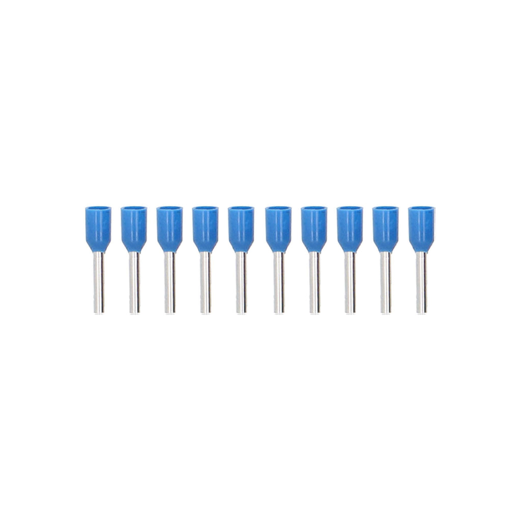 Tsunami TSX-1618BL-FERR 10-Piece Blue 16/18GA Ferrules - Refill Pack
