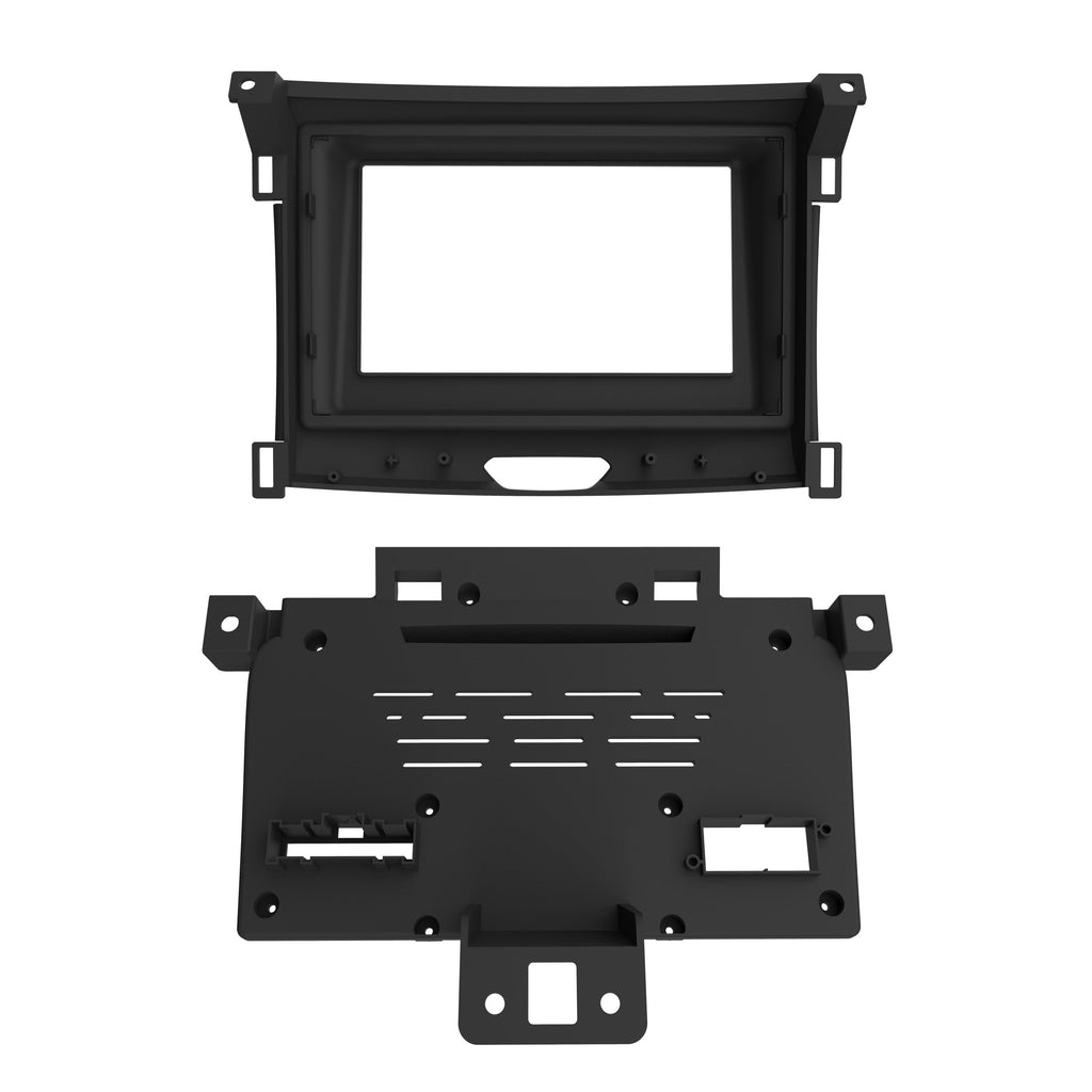 Metra 99-5857B Single-DIN or Double-DIN Car Stereo Dash Kit - Compatible Fits for Ford Ranger 2019-Up with 4.2 Inch Color Screen