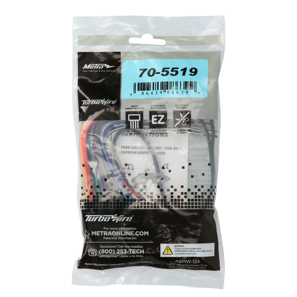 Metra 70-5519 Amp Integration Harness - Compatible Fits for Ford 1998-2008