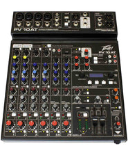 Load image into Gallery viewer, Peavey PV 10 AT 120US Compact 10 Channel Mixer with Bluetooth and Antares Auto-Tune