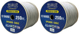 2 Absolute USA PROS12250 12 Gauge Speaker Wire<br/> 250' 12 Gauge PRO PA DJ Car Home Marine Audio Speaker Wire Cable Spool