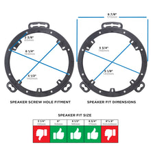 Charger l'image dans la galerie, Metra 82-8702 Speaker Adapter 6 to 6 3/4 - Compatible Fits for Mercedes-Benz C-Class 2000-2011