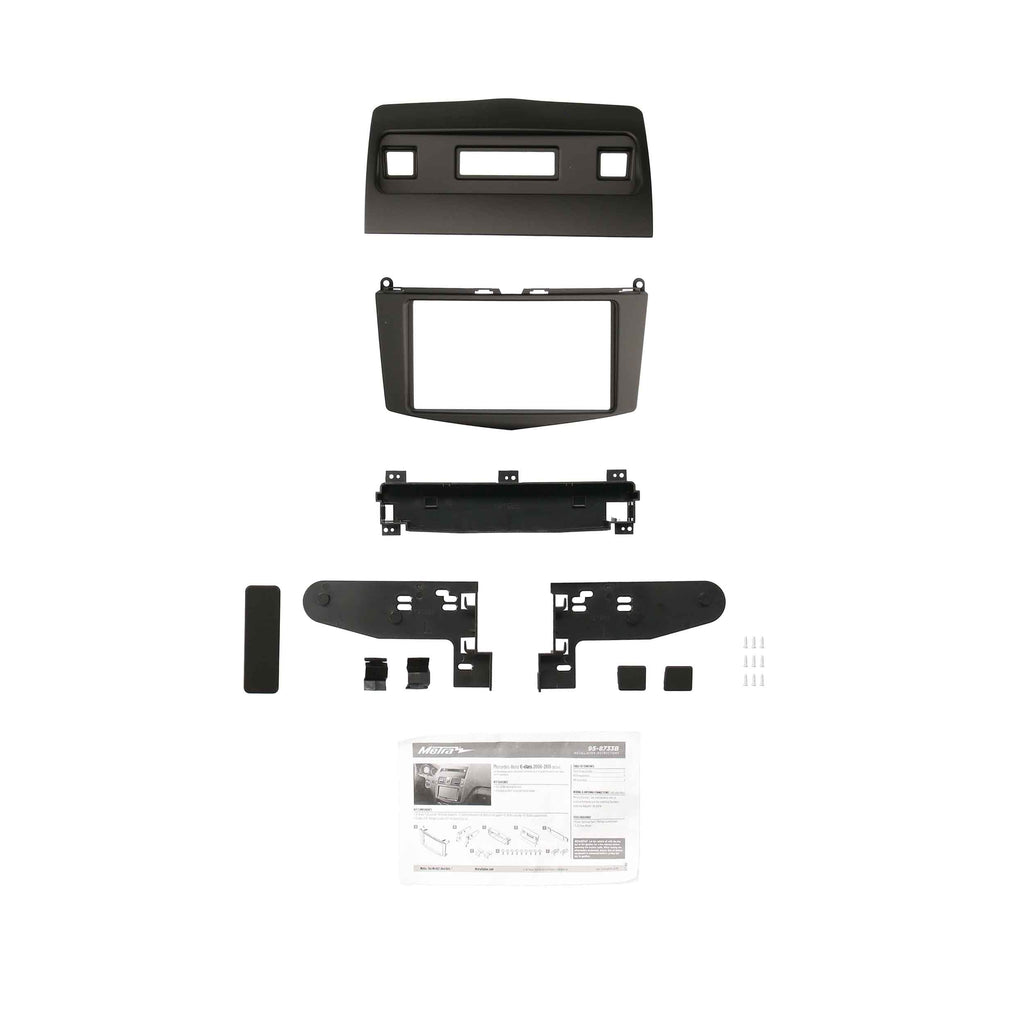 Metra 95-8733B Double-DIN Car Stereo Dash Kit - Compatible Fits for Mercedes-Benz C-Class 2008-2011 (W204)