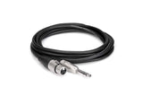 Hosa HXS-003 Pro Balanced Interconnect Cable REAN XLR3F to 1/4 in TRS - 3 Feet