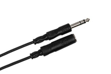 Charger l&#39;image dans la galerie, Hosa HPE-310 Headphone Extension Cable 1/4 in Male TRS to 1/4 in Female TRS – 10 Feet