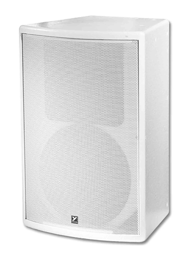 Yorkville Sound C12W, Coliseum 400 Watt 12-Inch Install Speaker 80x50 Rotatable Horn - White