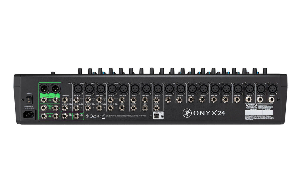 Mackie Onyx24, 24-Channel Premium Analog Mixer with Multi-Track USB