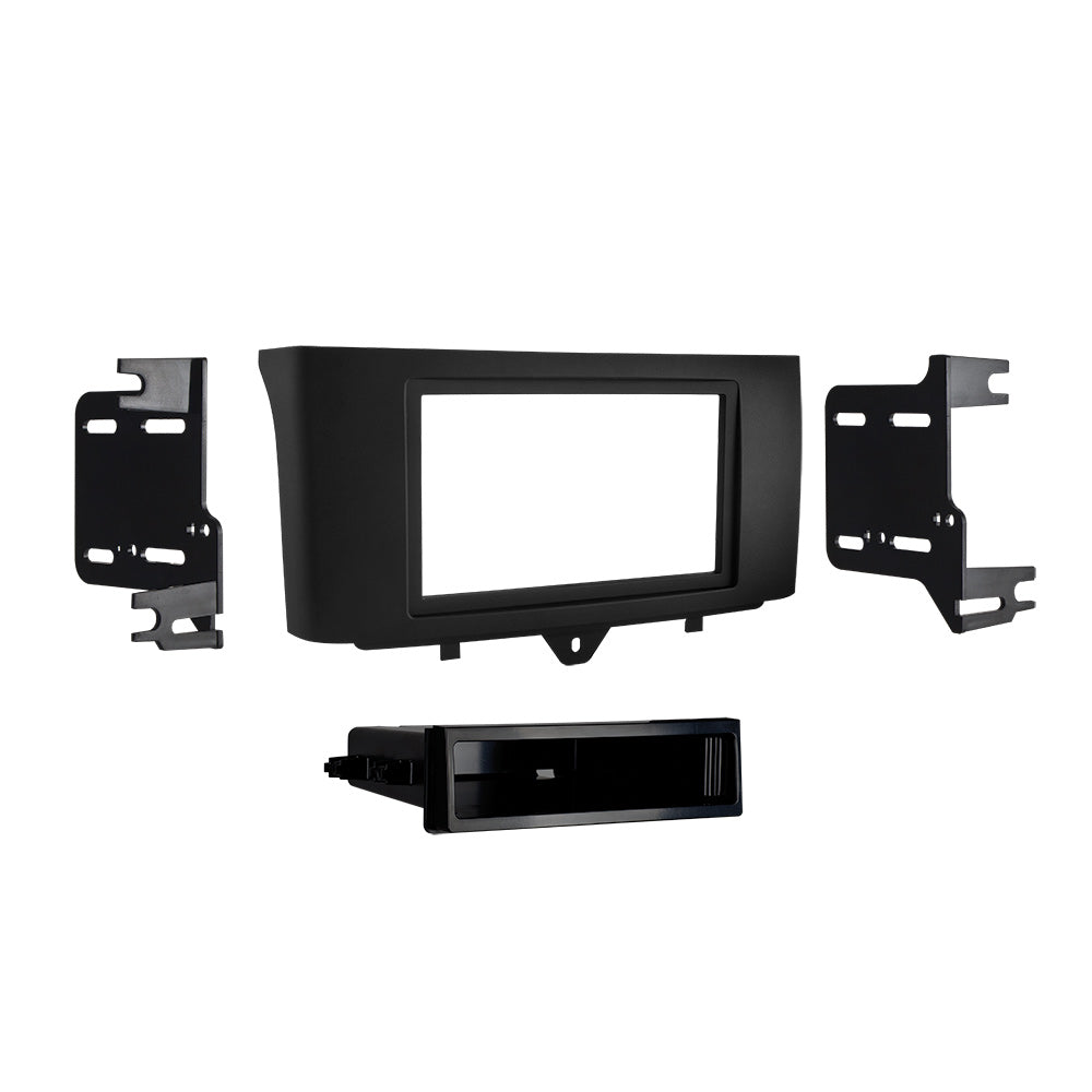 Metra 99-8720B Single/Double-DIN Car Stereo Dash Kit - Compatible Fits for Smart For Two 2011-2015
