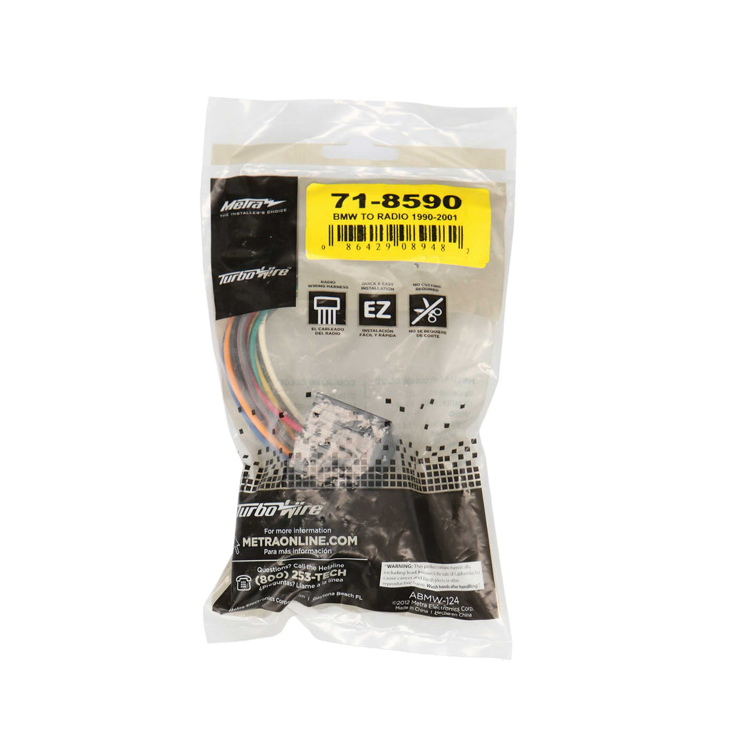 Metra 71-8590 Reverse Wiring Harness Compatible Fits for BMW 90-01