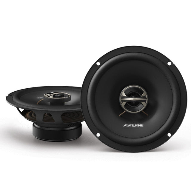 Alpine EL-E65-G 6.5" Coaxial 2-Way Speaker Set Pair Bundle