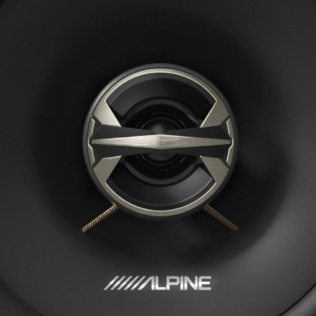 Alpine EL-E65-G 6.5" Coaxial 2-Way Speaker Set Pair Bundle