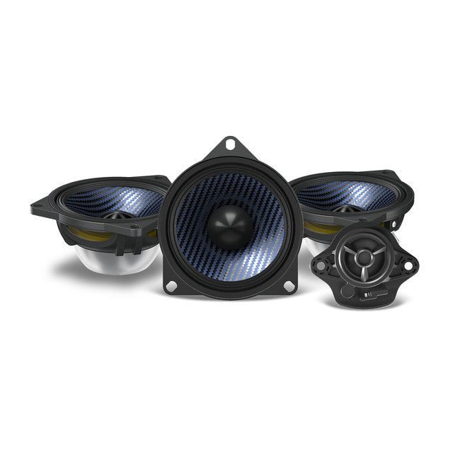 Alpine EV-40M-T 4" Front Dash Speaker Upgrade Kit Fit 17-24 Model 3 & 20-24 Y