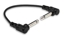 Charger l&#39;image dans la galerie, Hosa CFS-106, 6 Inch Molded Right-Angle Guitar Patch Cable Package (6 Pack)