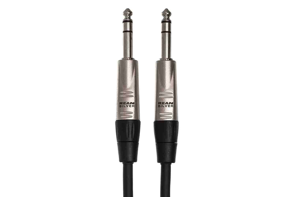 Hosa HSS-020 Pro Balanced Interconnect Cable, REAN 1/4 in TRS to Same - 20 Feet