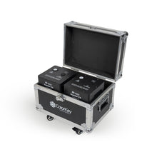 Load image into Gallery viewer, ColorKey CKU-7712, 600W Cold Spark Machine with FX2 MKII 2-Pack and Road Case - Black