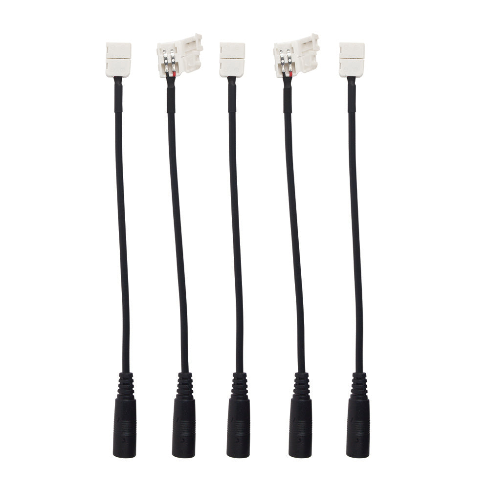 Heise HE-3528QC DC Female Quick Connect for 3528 LEDs - 5-Pack