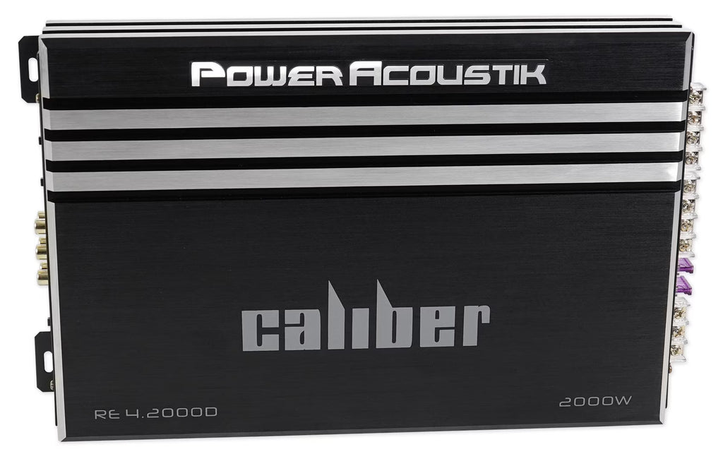 Power Acoustik  RE4-2000D 4-Channel 2000W Power Class-A/B Full Range Car Amplifier