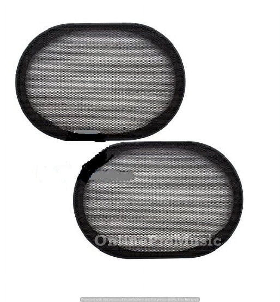 6" x 9" Universal Steel Mesh Protective Speaker Grills-Pair