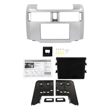 Load image into Gallery viewer, Metra 99-8271S Single/Double-DIN Car Stereo Silver Dash Kit - Compatible Fits for Toyota 4 Runner 2010-Up