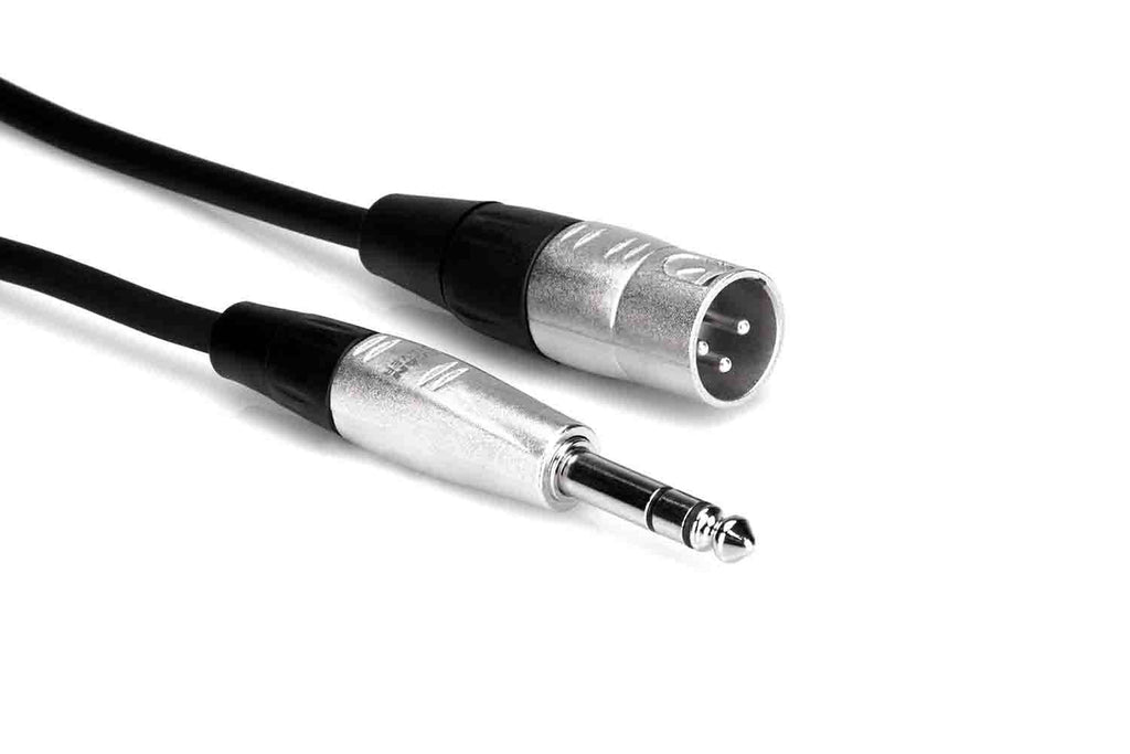 Hosa HSX-001.5 Pro Balanced Interconnect Cable, REAN 1/4 in TRS to XLR3M – 1.5 Feet