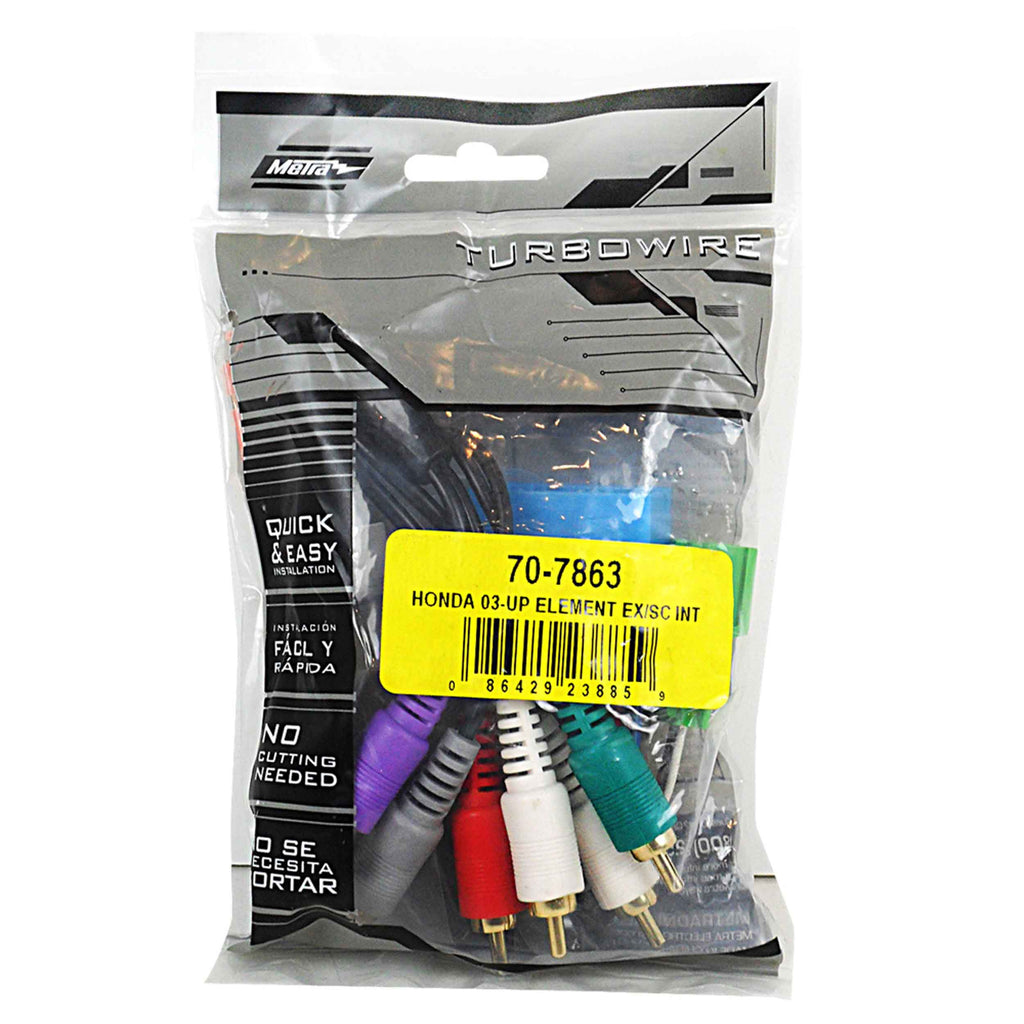 Metra 70-7863 Amp Integration Harness - Compatible Fits for Honda Element 2003-2011