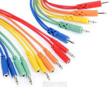 Load image into Gallery viewer, Hosa CMM-500Y-MIX Hopscotch Eurorack Patch Cables - Various Lengths (5-pack)