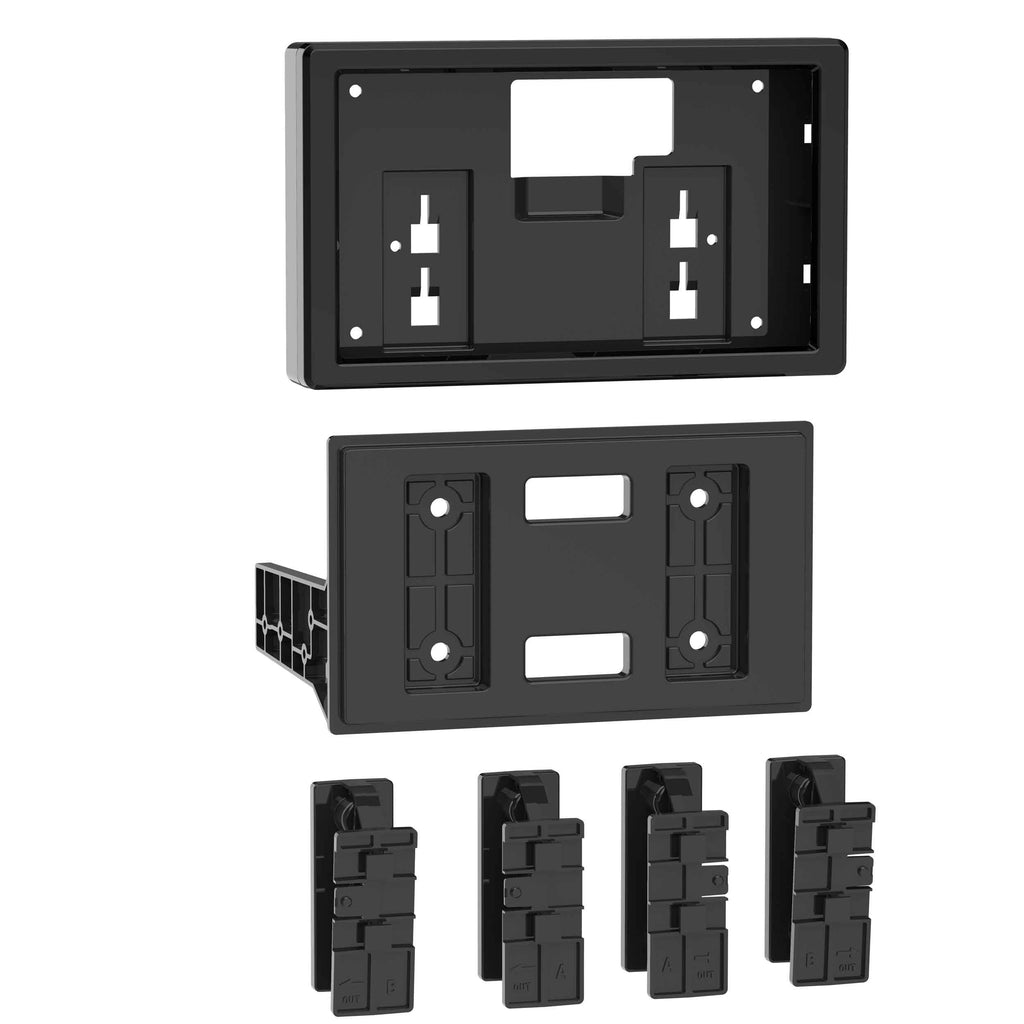 Metra 107-UN02 Double-DIN Car Stereo Floating Mount Kit - Pioneer 6.8 Inch Modular Radios